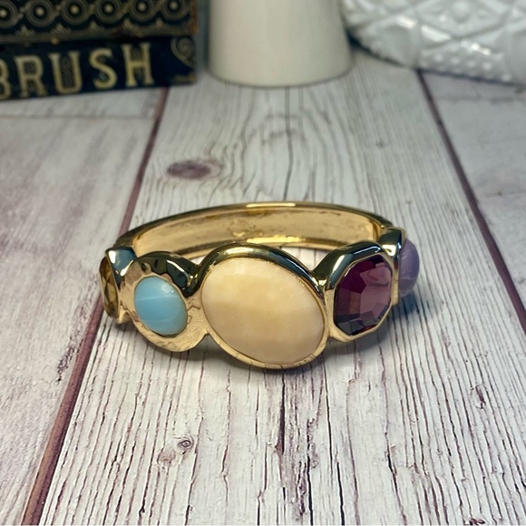 C Wonder by Christian Siriano Simulated Gem Hinged Bangle Bracelet 🐝 - Picture 1 of 10